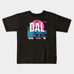 Dallas (DAL) Airport // Sunset Baggage Tag Kids T-Shirt